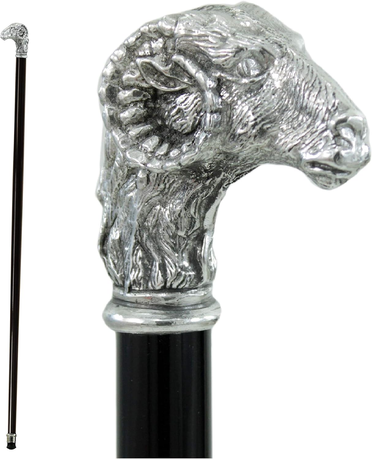 Italian Handmade Walking Stick – CAVAGNINI Personalized Solid Wood Cane – Elegant Gift for Men, Women, or Wedding – Premium Pewter Handle – Made in Italy
