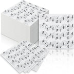60 Pcs Music Note Cocktail Paper Napkins 6.5 x 6.5 Inches Disposable Paper Napkins Dessert Beverage Tissue for Decoupage Luncheon Tissue for Theme Party Wedding Birthday Party