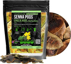 Alebrixes | Senna Pods Herbal Tea (4oz)| Premium Quality Whole Senna Pods Tea | Te Senos de Mujer Vainas Hoja Sen | Wildcrafted.