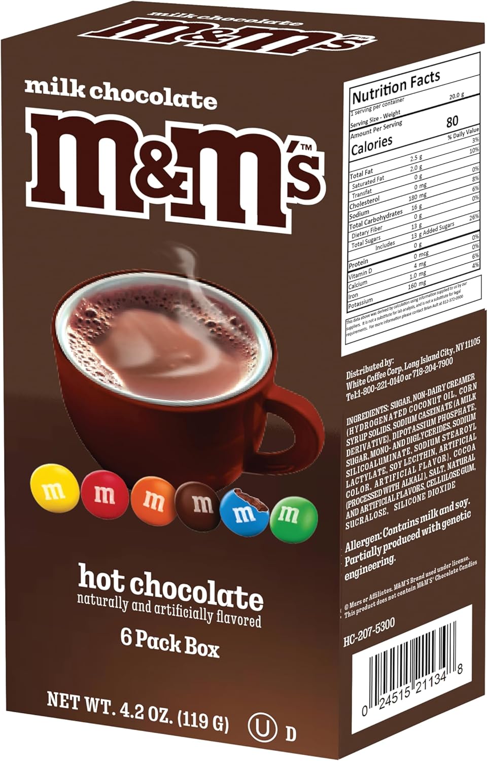M&M's Hot Chocolate flavor sticks - Milk Chocolate