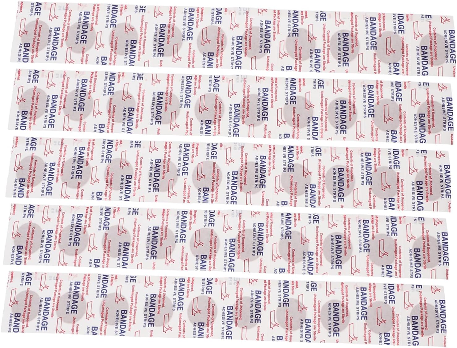50pcs Breathable Fingertip Bandage Gauze Tape Non Stick Pad Bandages for Fingers Toes Small Areas Skin-Friendly Patches