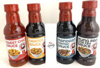 Panda Expess Gourmet Chinese Sauce Variety Bundle | Sweet Chili | Orange Chicken | Mandarin Teriyaki | Stir Fry With Kokobunch Kit 4 PACK
