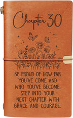BeneCharm 30th Birthday Gifts for Women, Chapter 30 Journal Gift for Her, 1996 30th Birthday Gifts for Women, 30 Year Old Bday Gift for Friend, Sister, Wife, Mom, Turning 30 Notebook Present