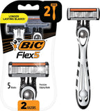 BiC Flex 5 Blades - 2 CT
