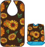 CREATCABIN Classic Check Adult Bibs for Elderly Waterproof Washable Bib