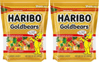 HARIBO Goldbears Gummi Candy - Resealable 10 oz. Bag (Pack of 2)