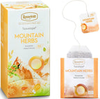 Ronnefeldt Teavelope Mountain Herbs – Naturally Caffeine-Free Herbal Tea with Rooibos, Fennel, Orange Peel & Cinnamon – 25 Individually Wrapped Tea Bags