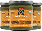 Dastony Organic Raw Sprouted Pumpkin Seed Butter, 8 oz | Only One Ingredient | Vegan, Paleo and Keto Friendly, Non GMO, Gluten-free - Pack of 3
