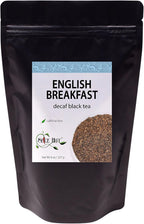 Decaffeinated English Breakfast Black Tea, Loose Leaf - Decaf Hot or Iced | 80-100 cups, 8oz Bulk | The Spice Hut - First Sip