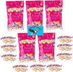 Smarty Love Hearts Candy Rolls 55 Count Valentine’s Hard Candy – Sweet Tart Heart Candies, 35oz Total