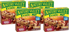 Nature Valley Chewy Fruit & Nut Granola Bars, Cranberry Pomegranate, 6 Bars, 6.7 OZ (Pack of 4)
