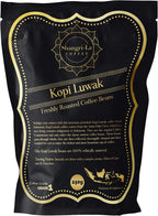 Shangri-La Coffee - Wild Kopi Luwak Coffee Whole Beans - Ethically Sourced - 250 Grams (8.8oz) (Other Weights & Bean Types Available) - Produce of Indonesia
