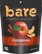 Bare Baked Crunchy Apple Chips, Cinnamon Apple, Gluten Free, 3.4 oz Bag