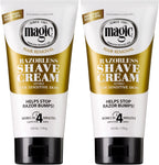 SoftSheen-Carson Magic Razorless Shaving Cream, Depilatory Hair Removal Cream, Works in 4 Minutes for Coarse, Curly Hair, 2 Count