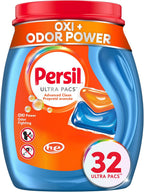 Persil Ultra Pacs Advanced Clean Oxi+Odor Power Laundry Detergent, 32 count