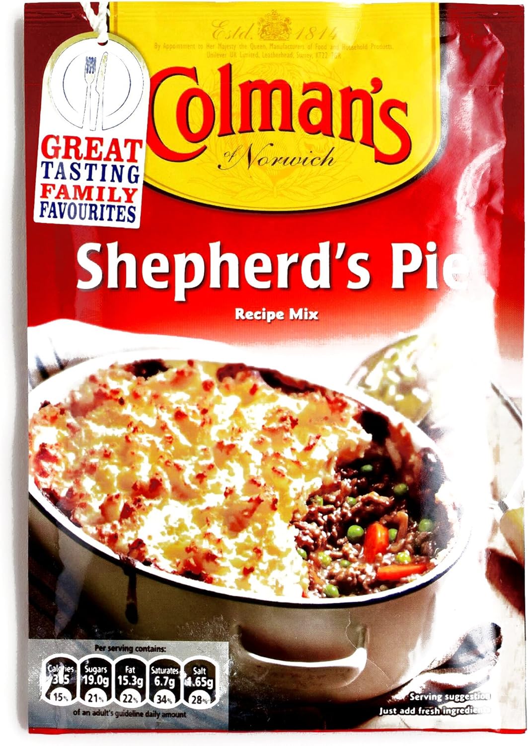 Colman's Shepherd's Pie 1.76 oz each (1 Item Per Order)