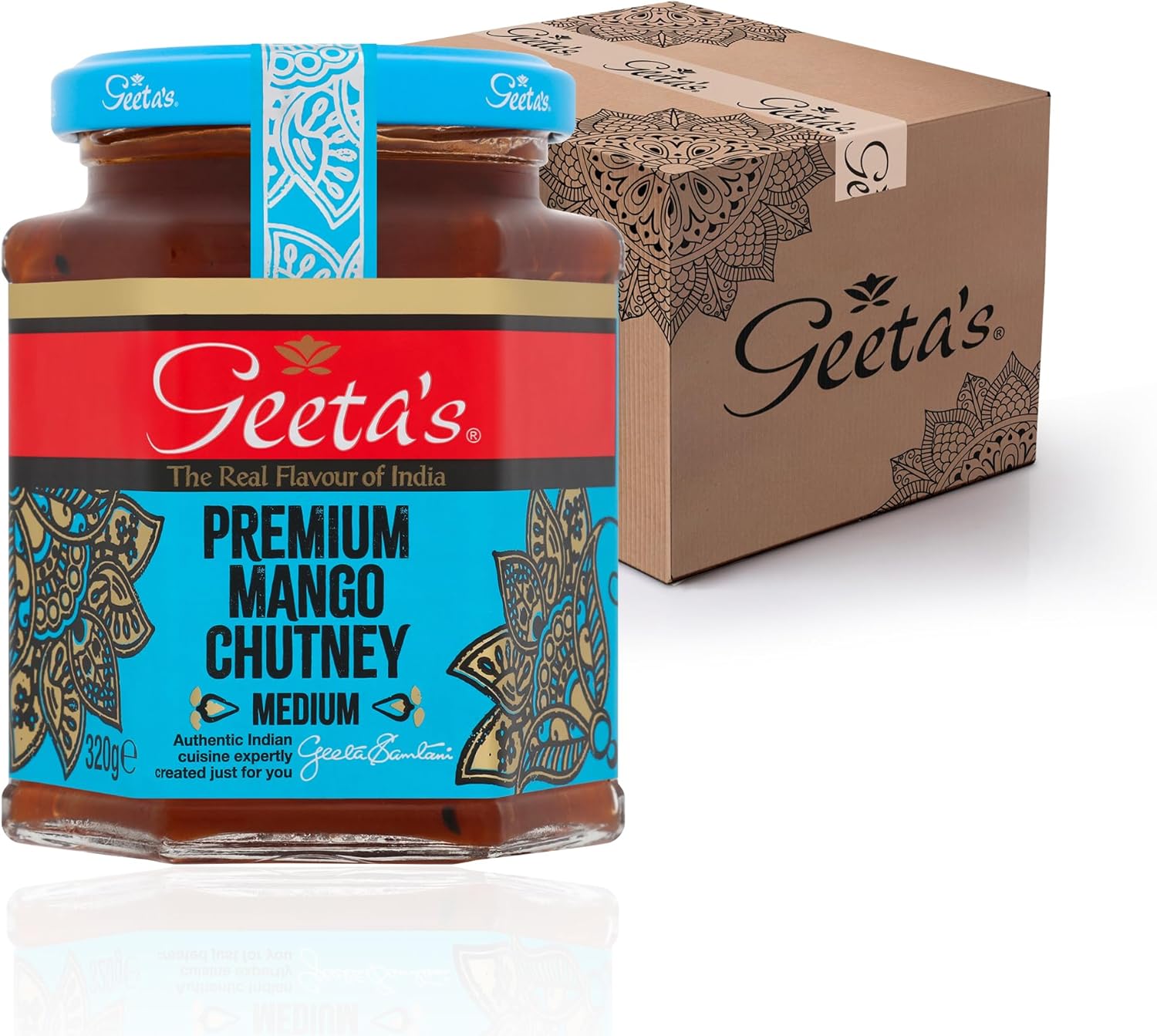 Geeta's Premium Mango Chutney (320g) - Pack of 6