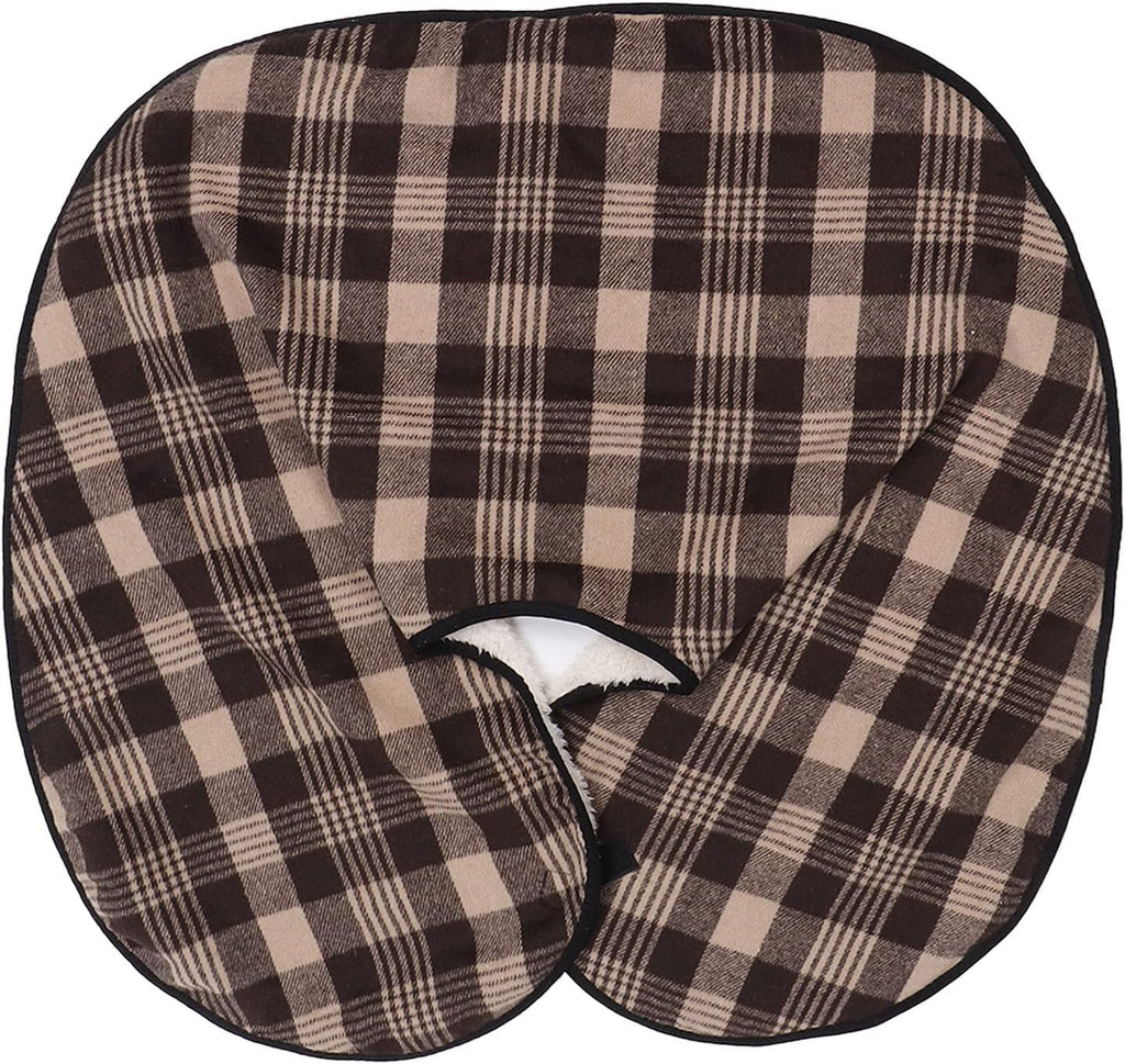 Thickened Wheelchair Shawl for Elderly, Soft Lint Warm Shoulder Blanket – Insulated Wheelchair Care Shawl for Winter Use, Suitable for Bedridden Patients & Aged Care