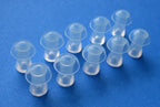 10 Small (S) Soft Replacement Mushroom Domes Eartips Earbuds for Hearing Aids