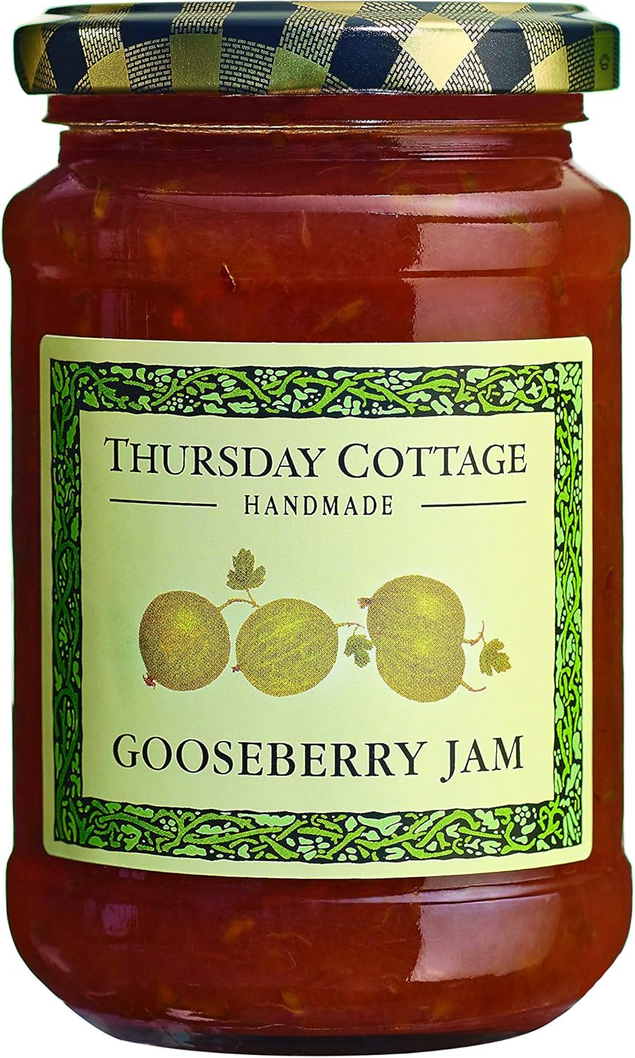 Thursdays Cottage Gooseberry Jam 340 g (Pack of 3)