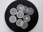 Generic Edible Lace Doilies For Cakes, 12 Count, White, Cake Toppers, Dessert Decorating, Celebration, Birthday, Christmas