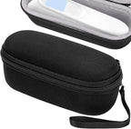 Thermometer Protective Case Compatible with Braun ThermoScan 7 / iProven Pro Series, Constant Temperature Storage Box with Probe Cover, Portable Travel Organizer (Black)