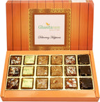 Ghasitaram Gifts Valentines Gift for Girlfriend/Boyfriend/Husband and Wife - Sweets - 18 pcs Assorted Bites