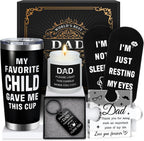 Gifts for Dads Birthday Funny Dad Gifts from Daughter Son Kids Cool Father Happy Birthday Gift Ideas for Dads Presents Basket for Best Dad Ever, Daddy Father Gift Stuff for Christmas, Fathers Day