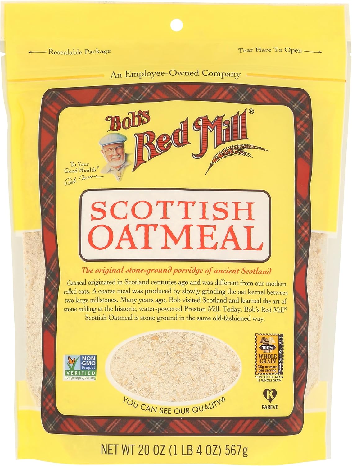 Bob's Red Mill Scottish Oatmeal, 20 Oz