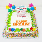 Homemade Apple Pie Recipe Birthday Cake Topper Set