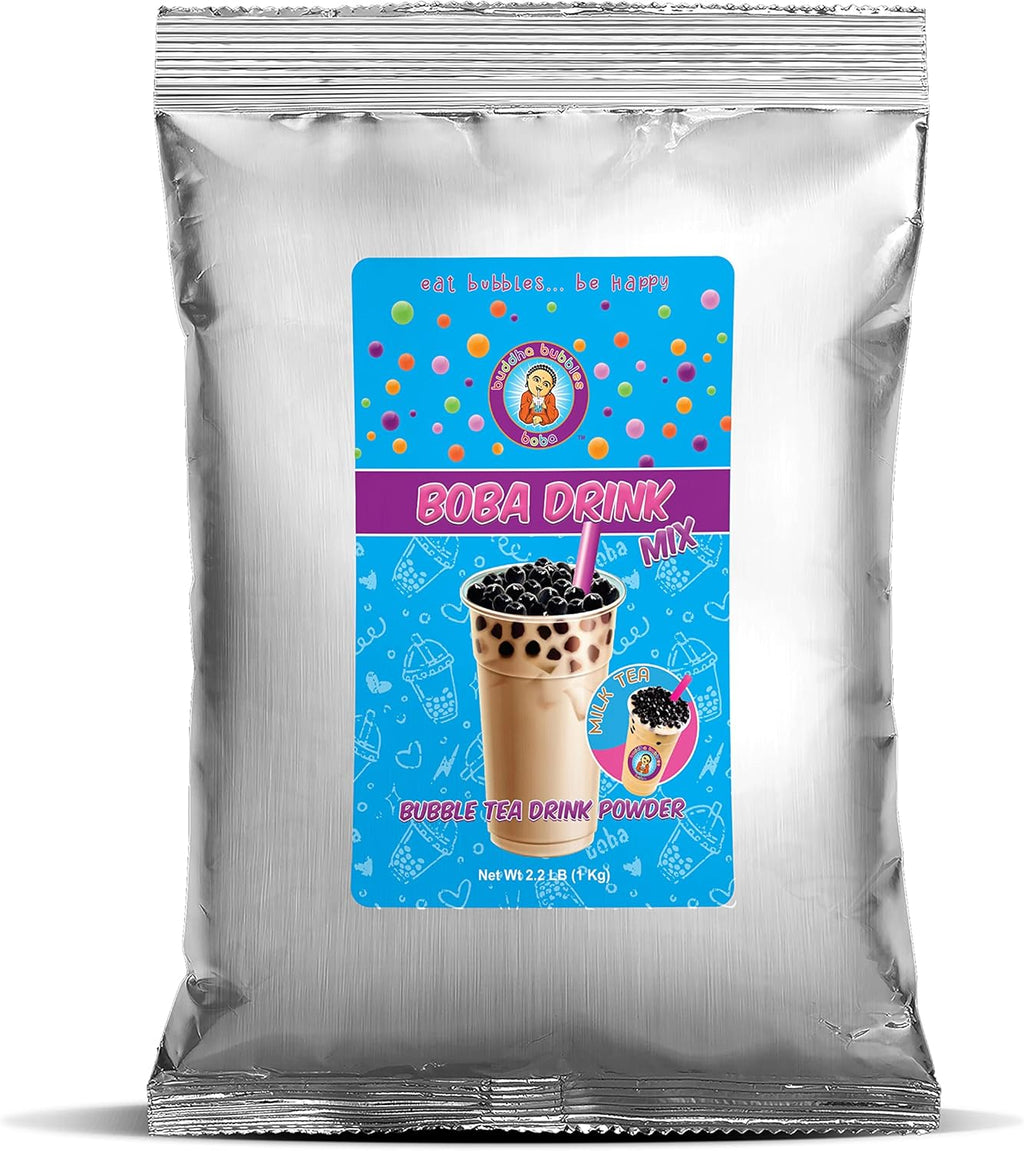 Premium TRADITIONAL MILK TEA Boba/Bubble Tea Drink Mix Powder By Buddha Bubbles Boba (2.2 Pounds / 1 Kg)