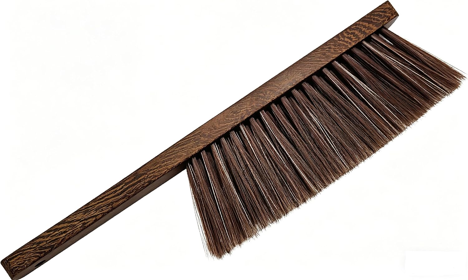 Wooden Hand Broom Brush Whisk Soft Bristle Cleaning Brush for Indoor & Outdoor Use Car Porch Debris Halloween Dust Dirt Driveways Sidewalks