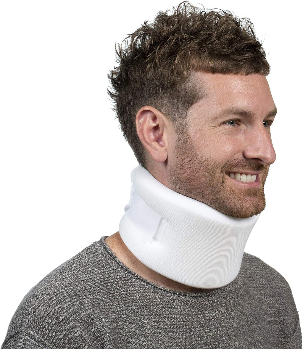 FitPro 3" Foam Cervical Collar, Amazon Exclusive Brand, White -FP10003