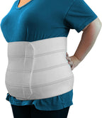 MARS WELLNESS Premium Plus Size Bariatric Abdominal Binder - 12" 4 Section/Panel - Bariatric Binder Abdominal Brace for Men or Women - Fits Waist Sizes 46" - 62"