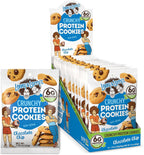 Lenny & Larry's The Complete Crunchy Cookie, Chocolate Chip, 6g Plant Protein, Vegan, Non-GMO, 1.25 Ounce Pouch (Pack of 12)