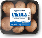 Amazon Grocery, Whole Baby Bella Mushrooms, 8 Oz