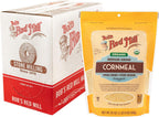 Bob's Red Mill Organic Medium Grind Cornmeal, 24oz (Pack of 4) - Non GMO, Whole Grain, Vegan, Kosher
