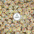 Rainbow Rainbow Party Cluster Berries - Chewy and Crunchy Berry Flavored Gummies Gift - 4.4 LB Bag By Lyza's Sweets & Treats