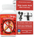 SPORTLEGS Pre-Exercise Metabolic Primer for Runners, Cyclists and Endurance Athletes - Helps Muscles Use and Recycle Lactate for Smoother, Longer Efforts - NSF Certified for Sport - 120 Capsules