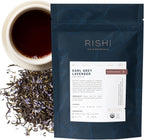 Rishi Tea Earl Grey Lavender Loose Leaf Pure Black Tea - Organic with Bergamot Oil and Lavender Flowers, Energizing & Caffeinated - 4 Ounces, 12+ Servings