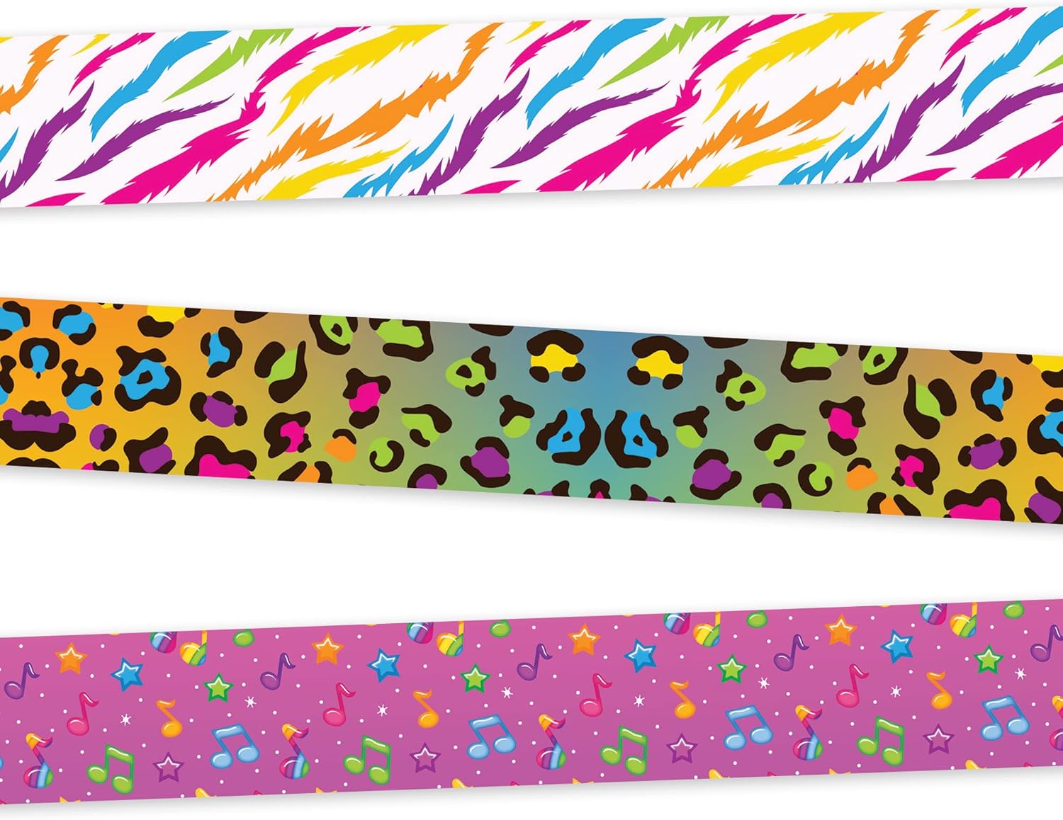 Nasogastric or Oxygen Tube precut Adhesive Tape Fluro Mix Lengths x 3