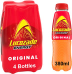 Lucozade Energy Original 380ml (Pack of 4)