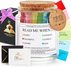 99 Quran Verses Jar in Arabic and English - Islamic Gifts for Muslim Women, Men, Kids - Ramadan & Eid Gifts, Read Me When Quran Jar, Quranic Affirmations, Islamic Decor, Ramadan Decorations for Home