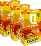 Nairn's Gluten Free Stem Ginger Oat Grahams - Healthy, Tasty and Safe for Celiacs. Perfect On-the Go Snack. High Fiber, No Artificial Colors, Flavors, or Preservatives, 5.64oz, Pack of 3