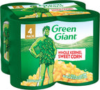 Green Giant Whole Kernel Sweet Corn, 4 Pack of 15.25 Ounce Cans