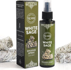 White Sage Spray for Spiritual Cleansing Negative Energy and Protection - Smudge Spray Made with Natural Non Toxic Sage Essential Oil - Salvia Blanca para Limpiar
