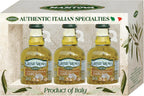 Grand'aroma Garlic Extra Virgin Olive Oil, 8.5-Ounce Bottles (Pack of 3)