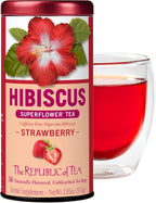 The Republic of Tea – Hibiscus Strawberry Tea, 36 Tea Bags, Herbal Blend, Caffeine Free, Gluten Free
