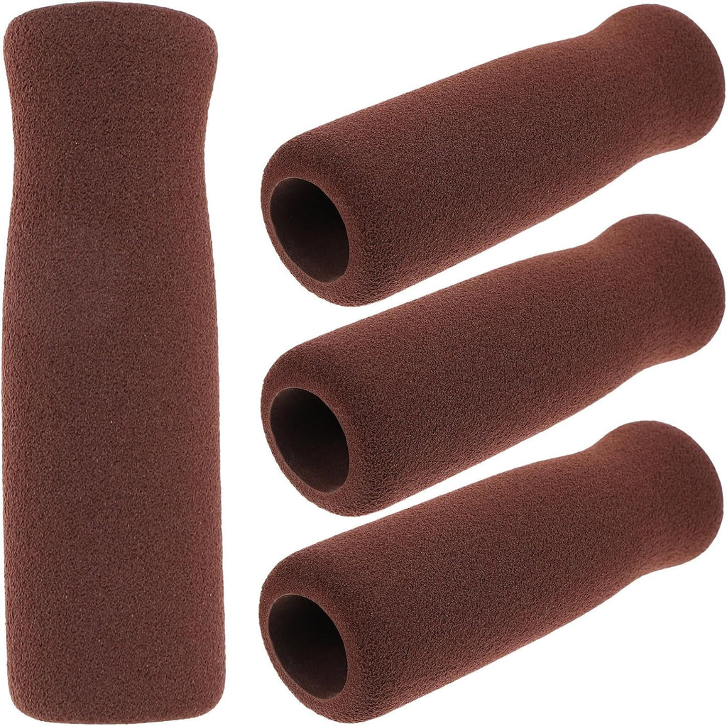 Mobestech 4pcs Cane Handle Grip Replacement Walking Cane Hand Grip Foam Cane Handle Cushion Offset Cane Sponge Grips for Cane