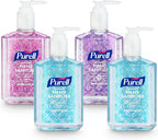Purell Advanced Hand Sanitizer Refreshing Gel Design Series, Clean Scent,Clear, 8 Fl Oz Pump Bottle (Pack of 4), 9652-06-ECDECO